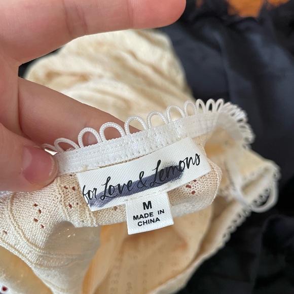 For love and lemons pointelle knit maxi skirt - Picture 4 of 5